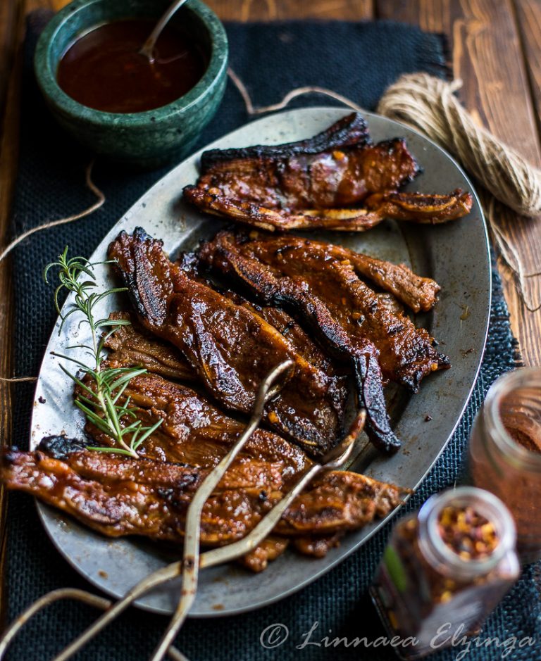 Marinated Bbq Flanken Ribs Recipe